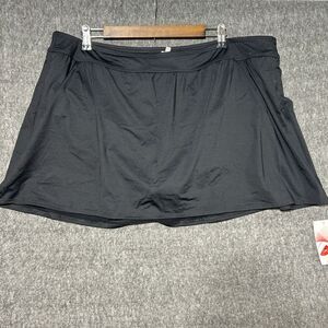 Lands‎ End Swim Skirt 22W Plus Womens Black Bottom Bathing